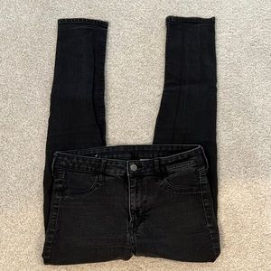 &Denim brand, black skinny jeans.